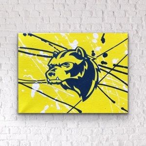 Michigan Wolverine Painting
